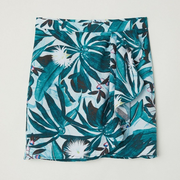 Anna Glover x H&M Patterned Wrapover Skirt - Picture 2 of 8